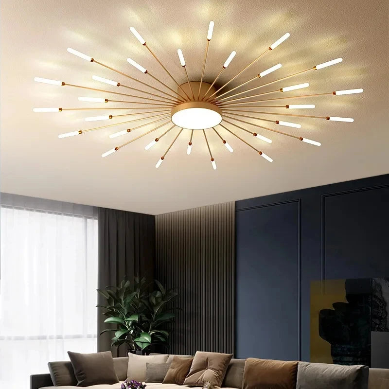 Fan-Shaped LED Ceiling Lamp