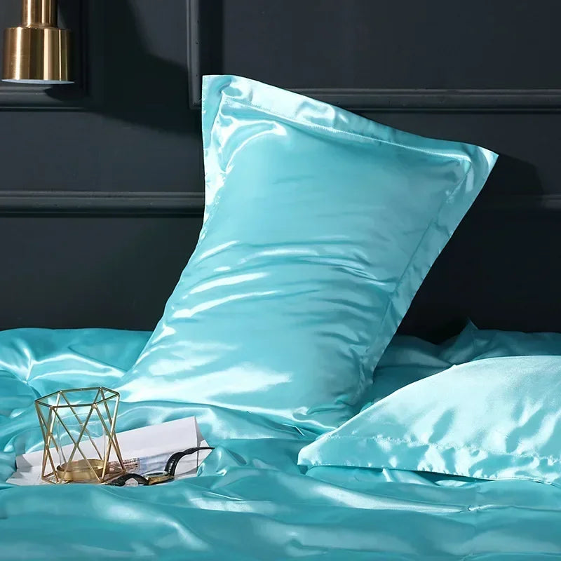 Premium Solid Satin Pillowcase