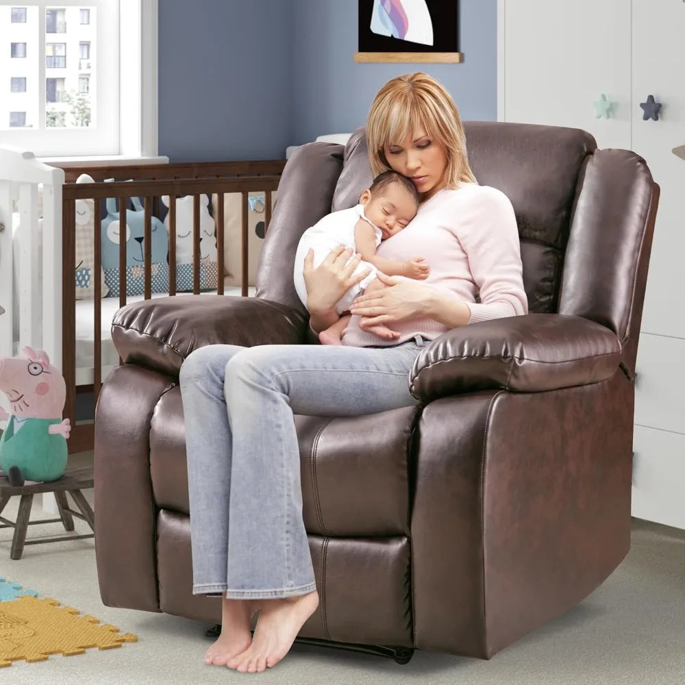 Extra Wide Overstuffed Recliner