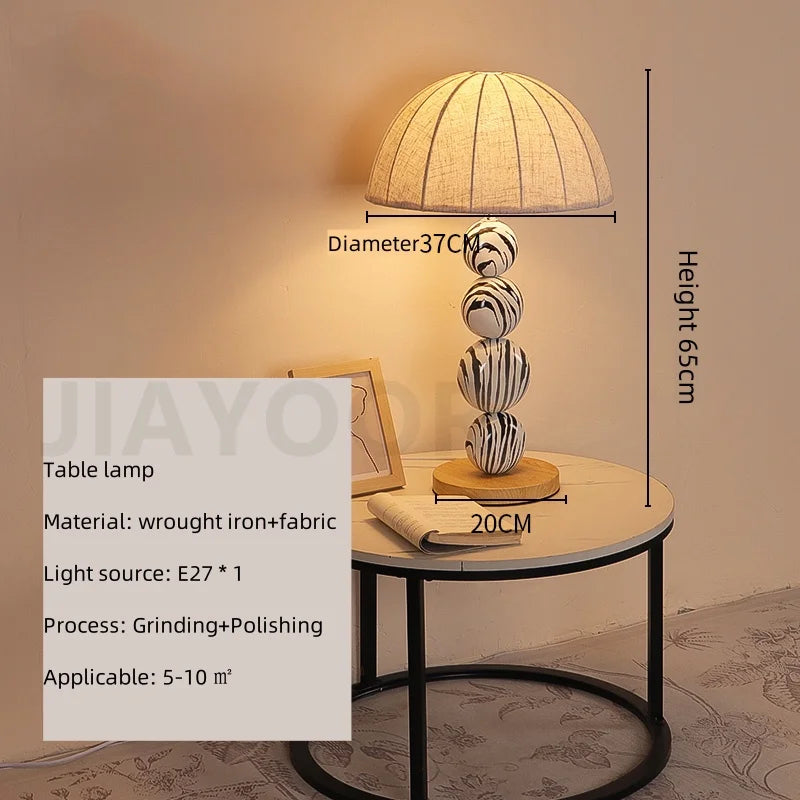 Medieval Zebra Floor Lamp