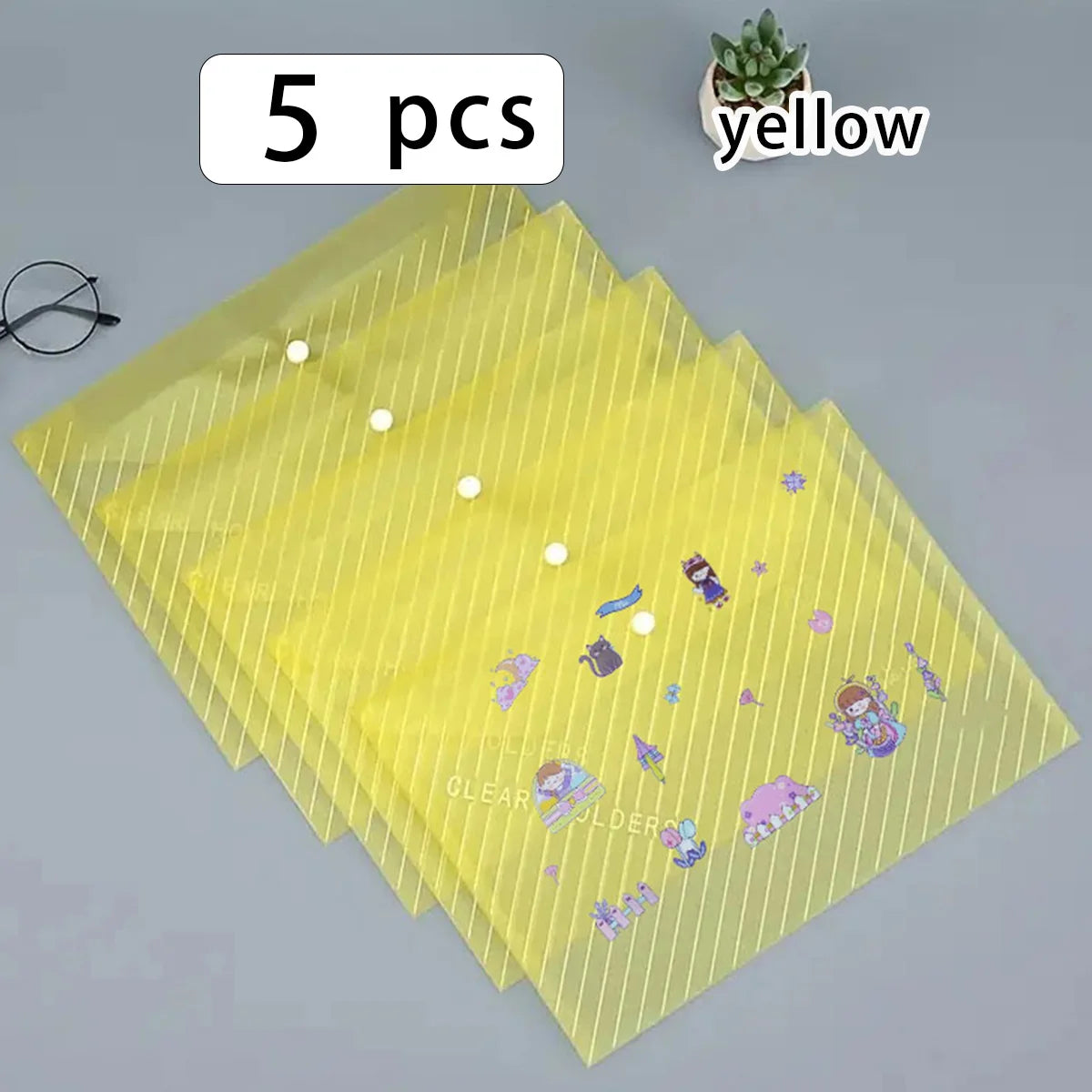 Transparent A4 Document Storage Bags