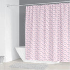 Waterproof Plant Pattern Shower Curtain