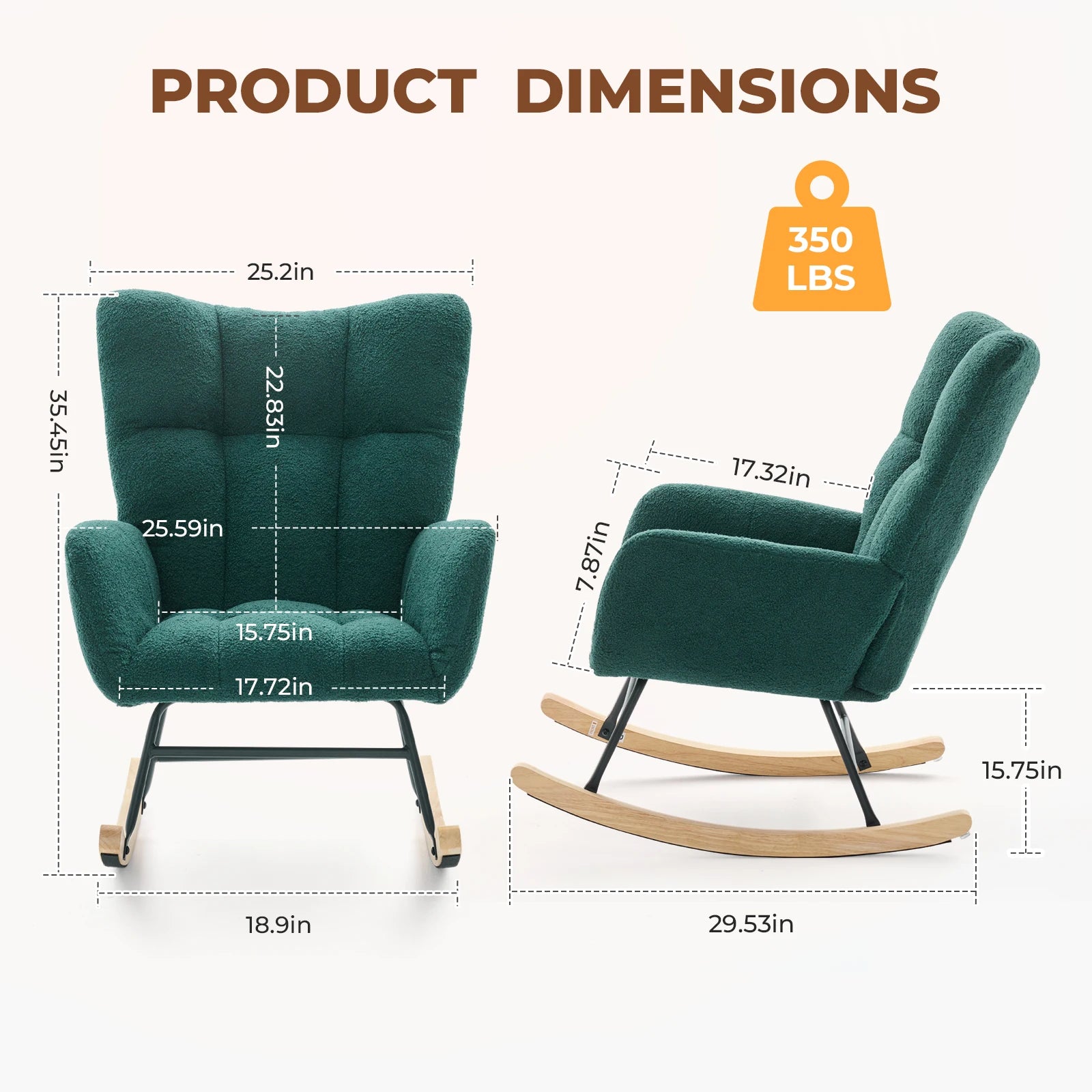 Teddy Upholstered Rocking Chair