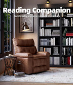 Retro Recliner Chair PU Leather