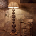 Medieval Zebra Floor Lamp