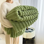 Fluffy Faux Fur Throw Blanket