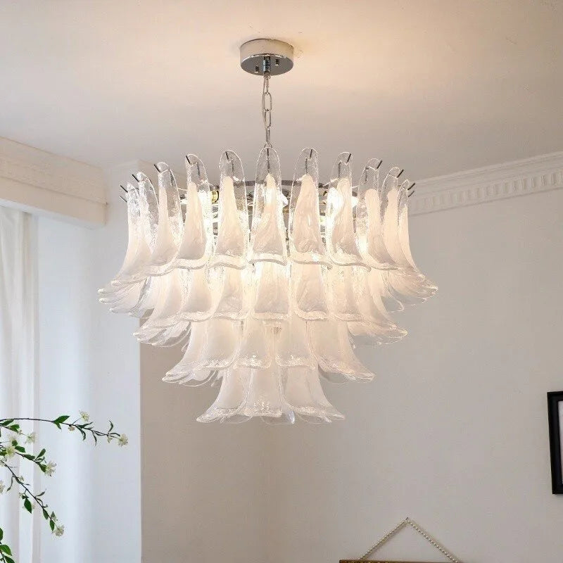 Clear Glass Pendant Chandelier