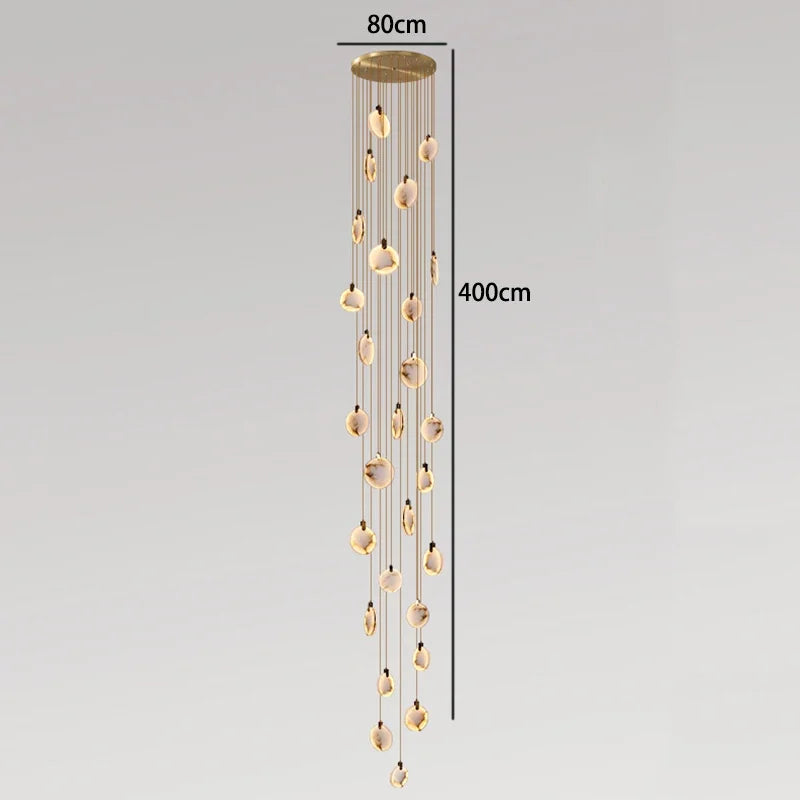 Modern LED Marble Pendant Chandelier
