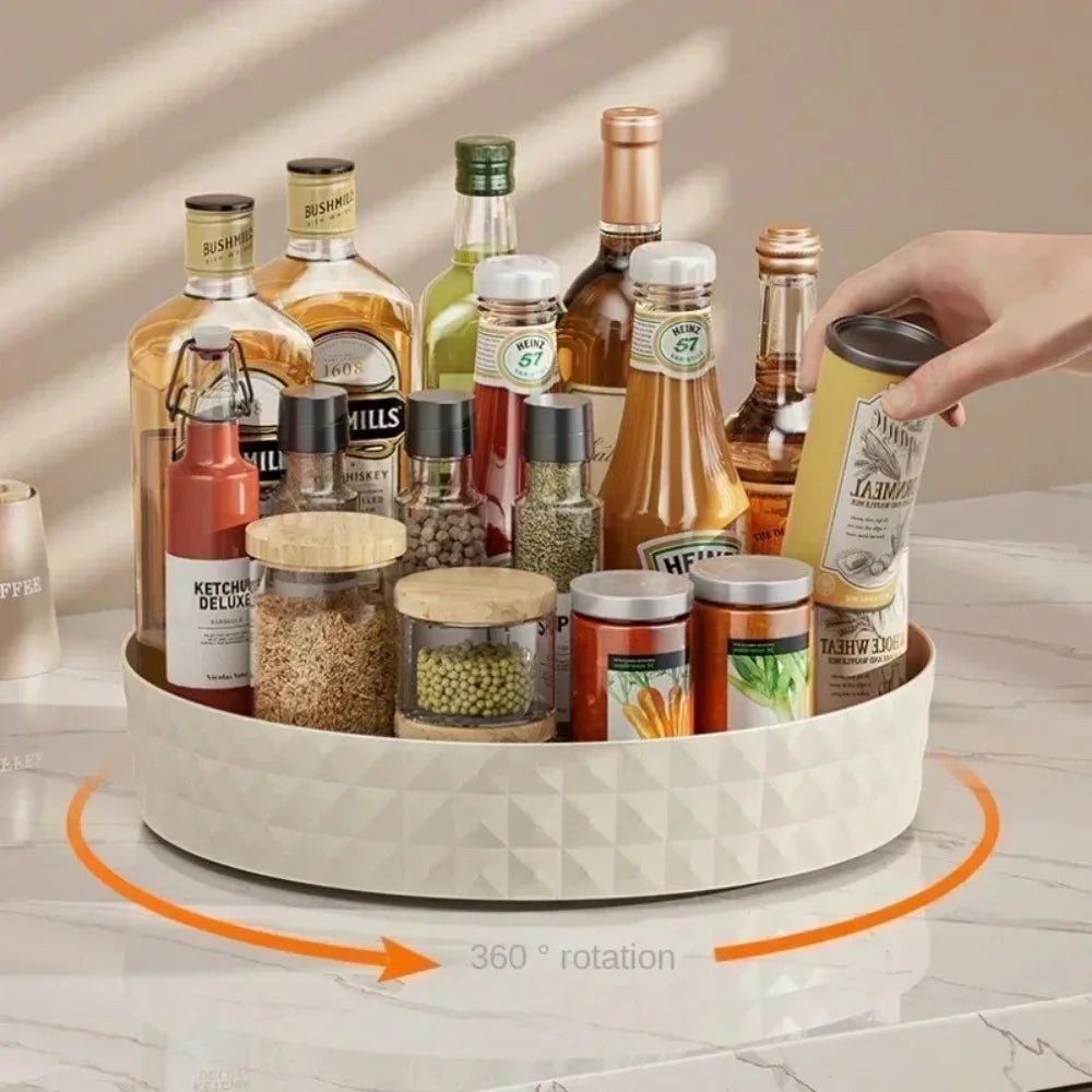 Space-Saving 360° Spice Rack