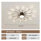 Fan-Shaped LED Ceiling Lamp