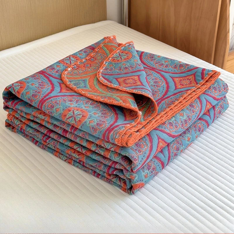 Cotton Gauze Summer Quilt Blanket