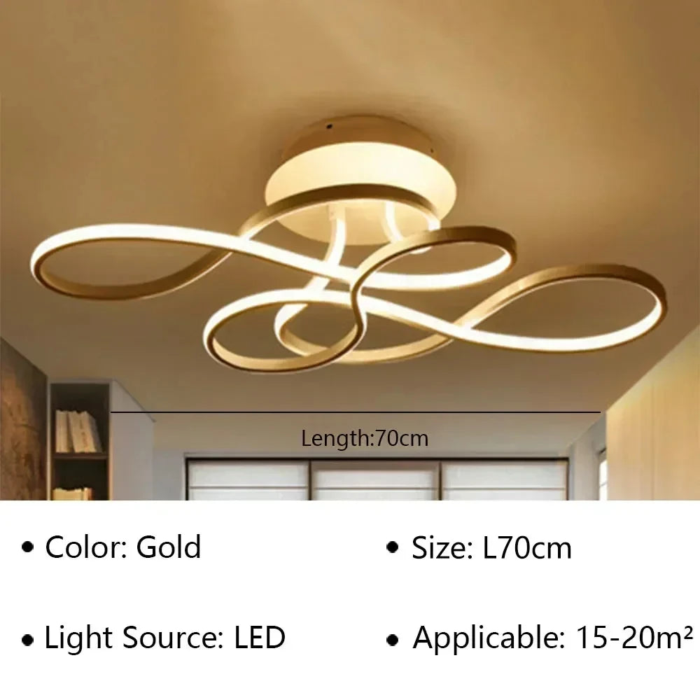 Modern LED Smart Ceiling Chandelier