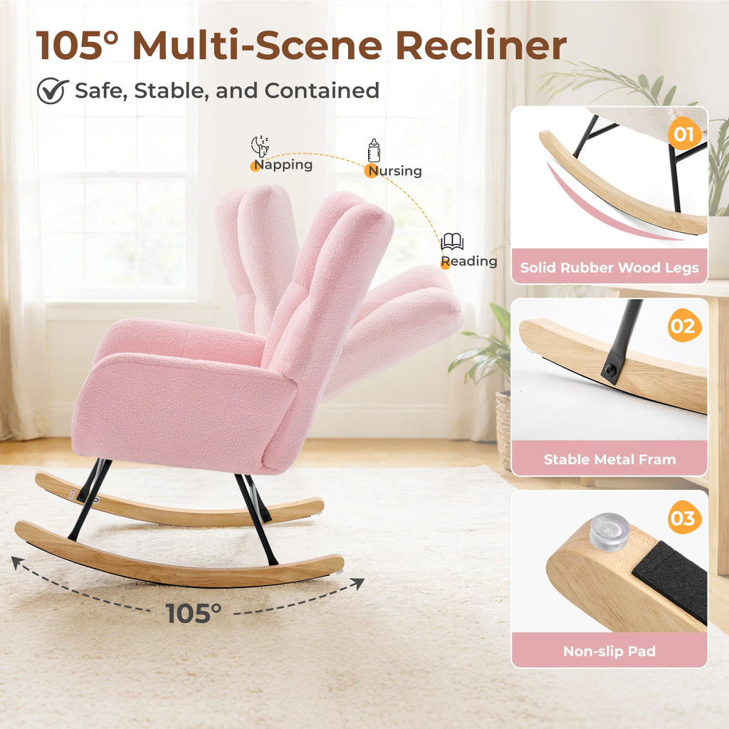 Teddy Upholstered Rocking Chair