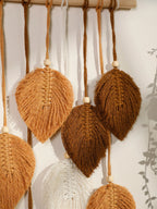 Leaf Macrame Wall Tapestry Decor