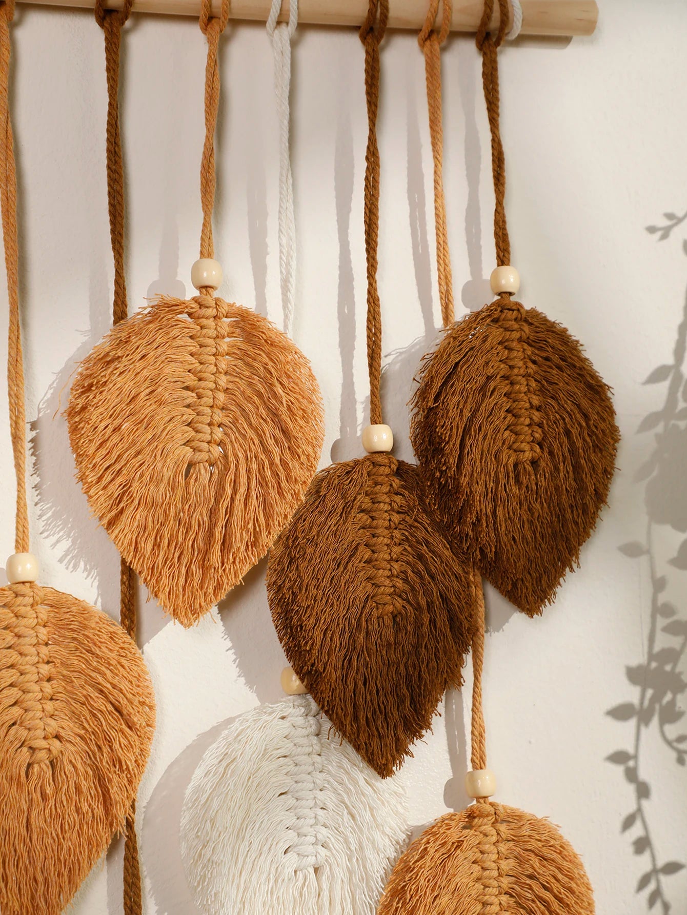 Leaf Macrame Wall Tapestry Decor