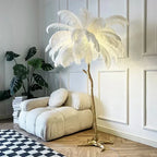 Nordic Feather Floor Lamp