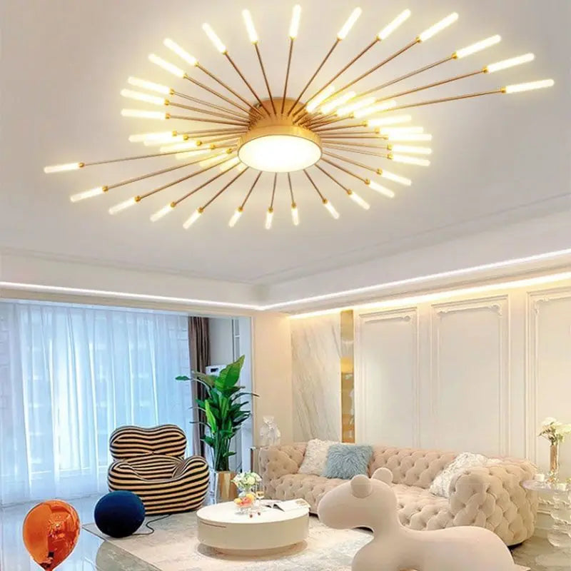 Fan-Shaped LED Ceiling Lamp