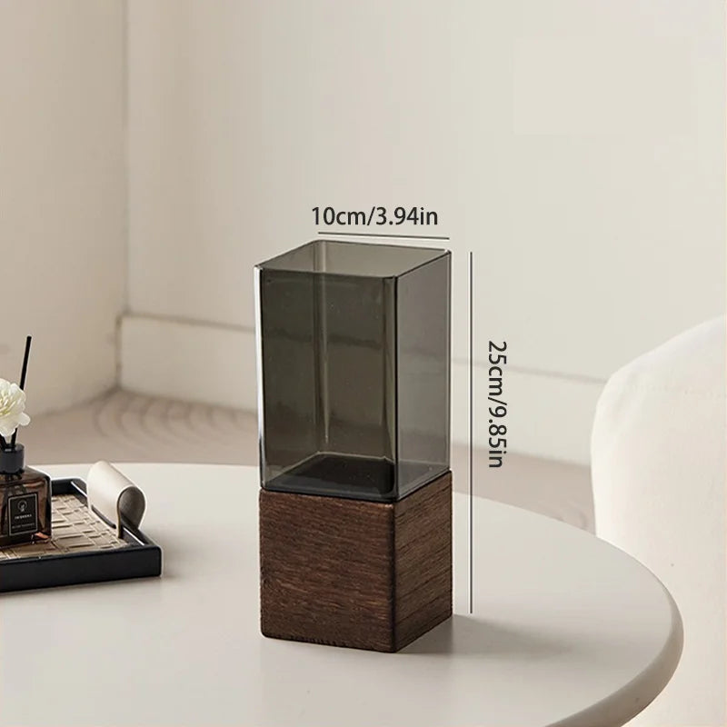 Nordic Acrylic Vase with Base