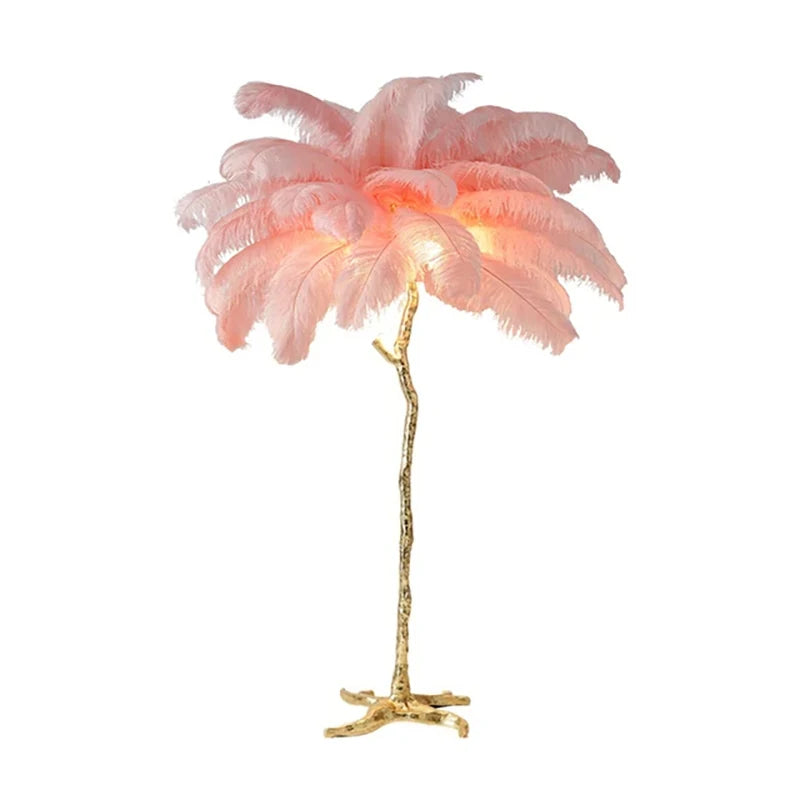 Nordic Feather Floor Lamp
