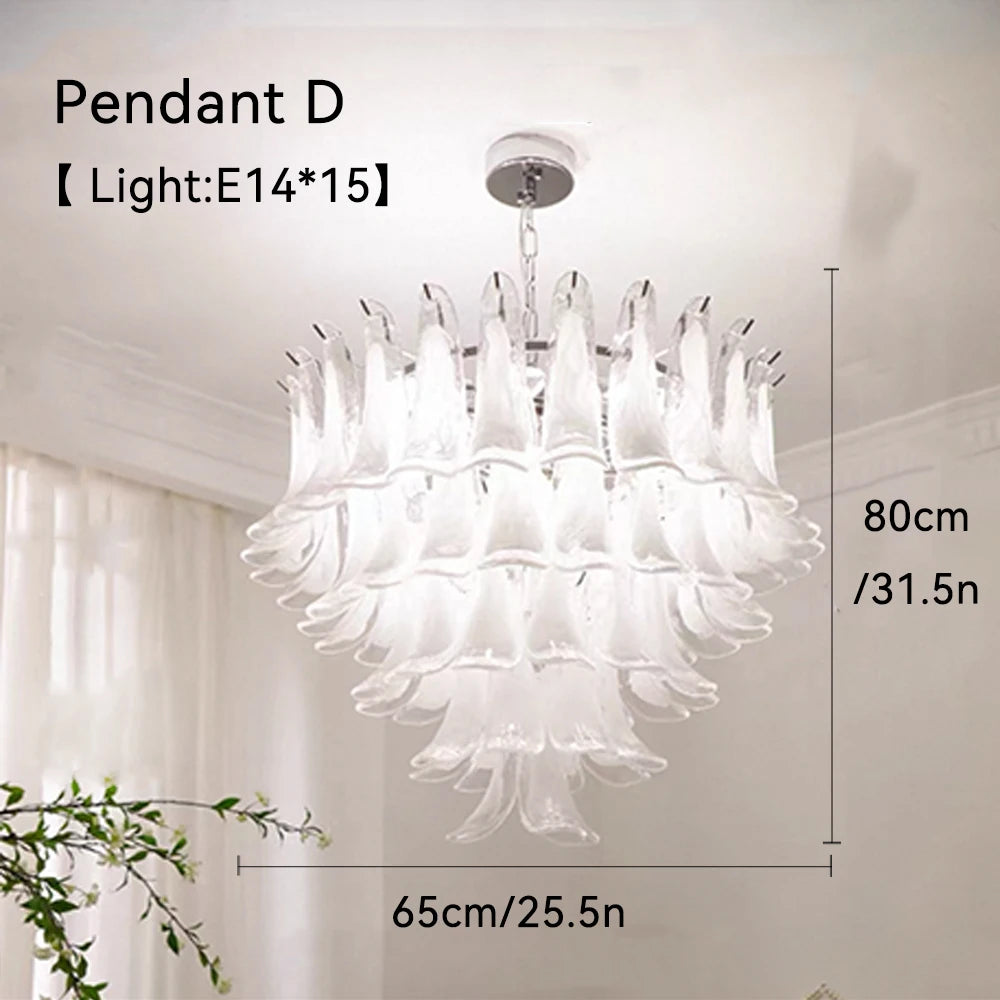 Clear Glass Pendant Chandelier