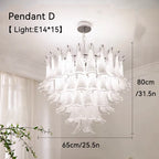 Clear Glass Pendant Chandelier