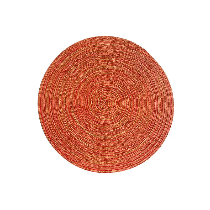 Nordic Cotton Yarn Round Placemats