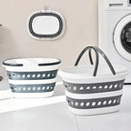 Space-Saving Collapsible Laundry Basket