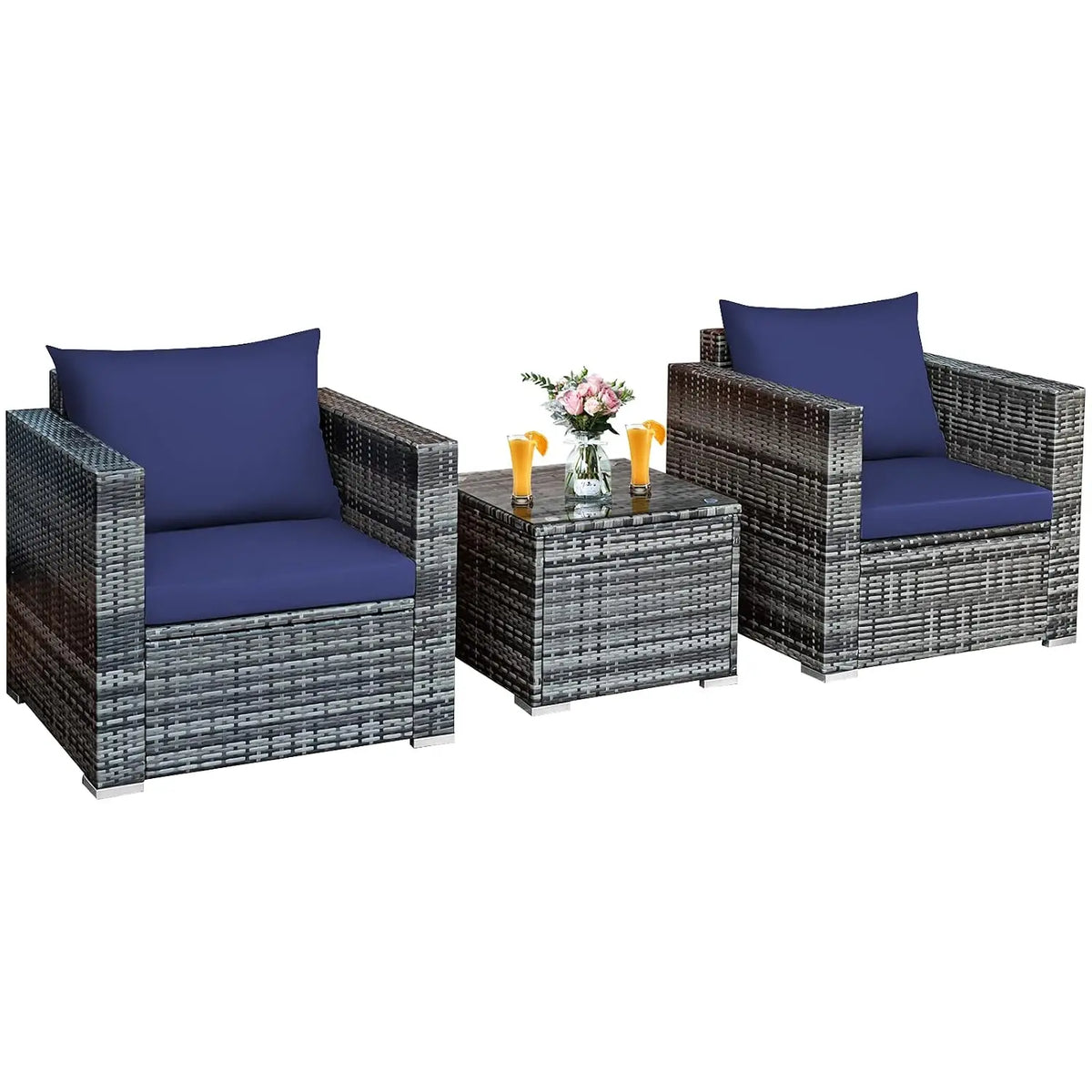 Premium Rattan Patio Set