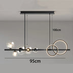 Contemporary Glass Pendant Chandelier