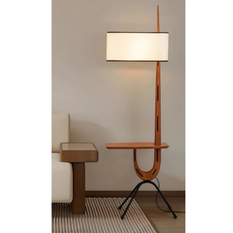 Medieval Solid Wood Storage Lamp