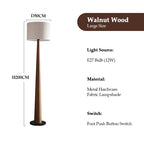 Luxury Wooden Floor Lamp