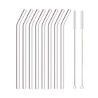 Premium 8mm Borosilicate Bubble Straws