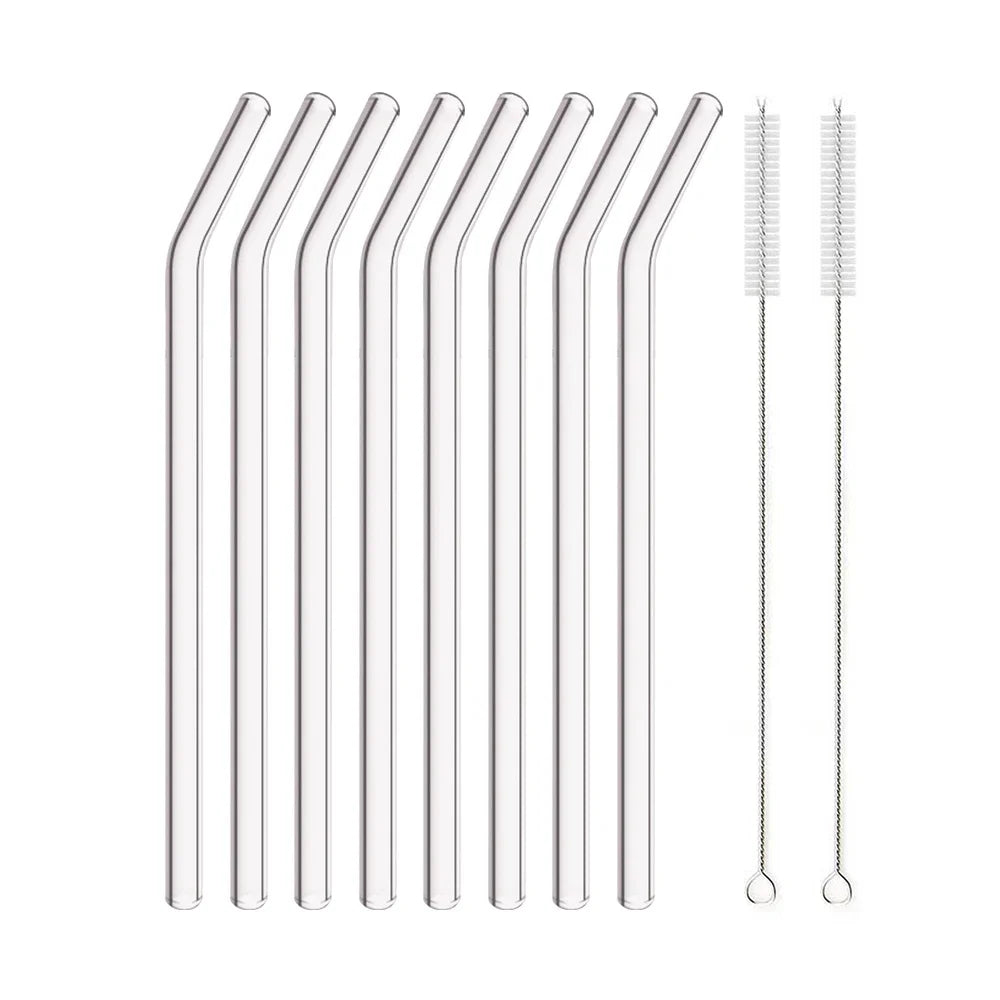 Premium 8mm Borosilicate Bubble Straws