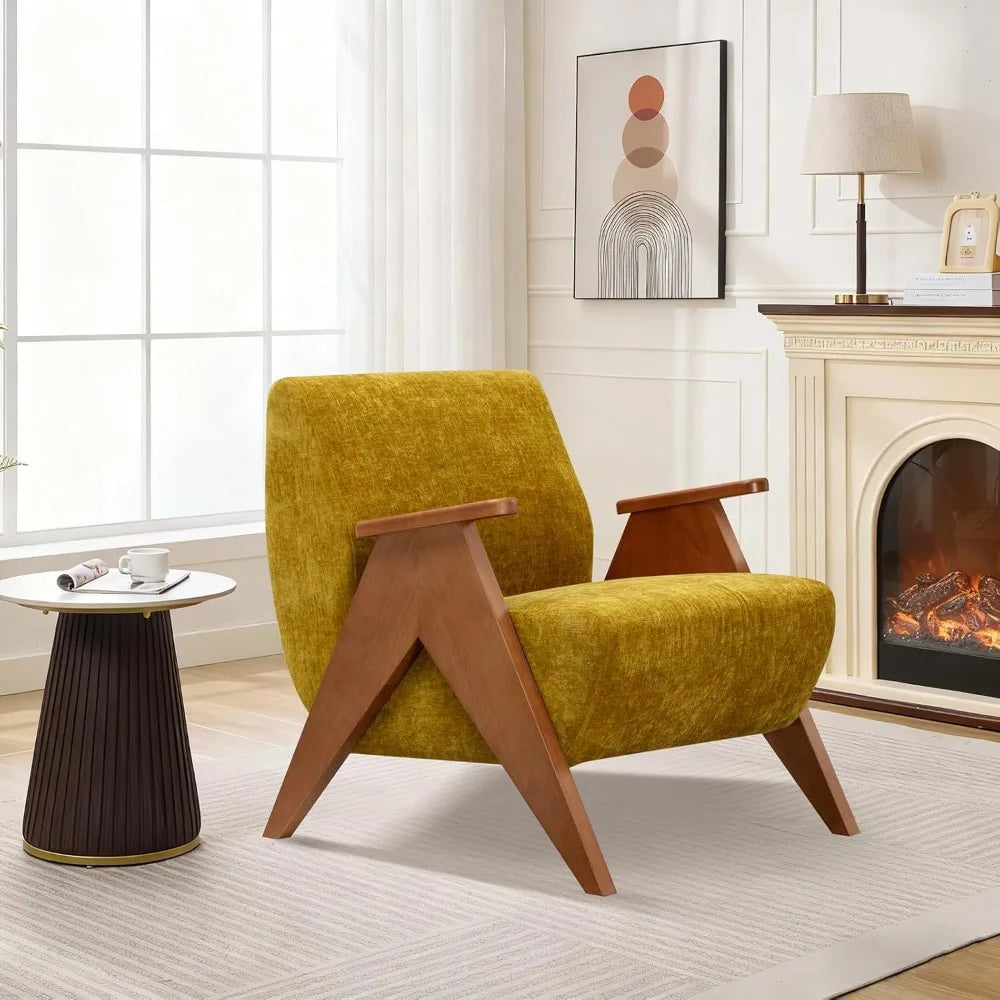 Mid-Century Upholstered Accent Chair