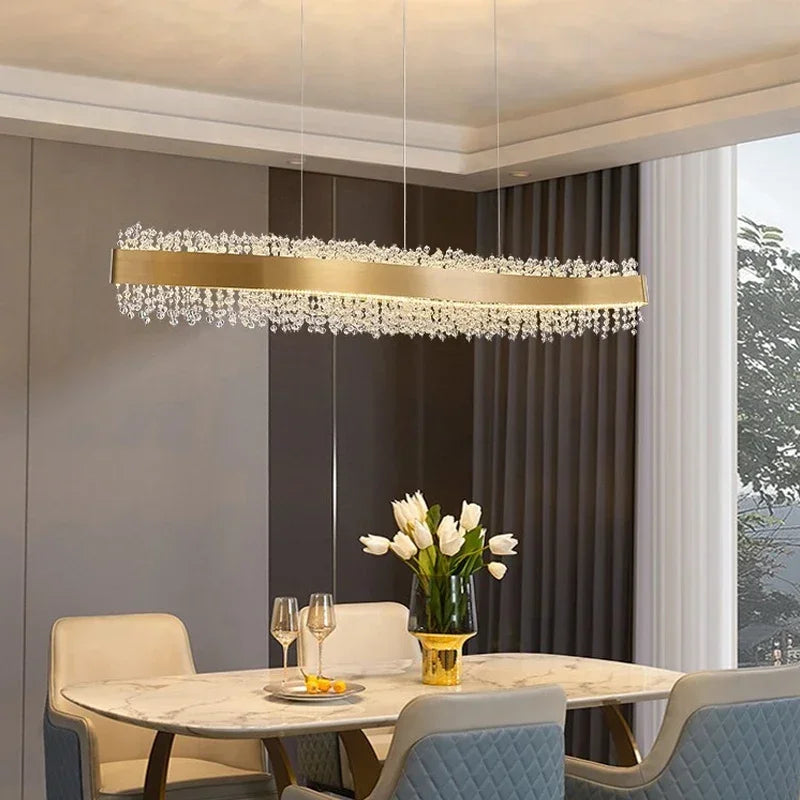 Luxury LED Crystal Chandelier Fixture