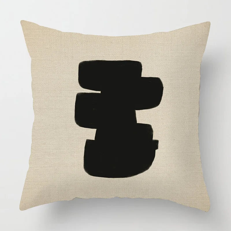 Nordic Abstract Geometric Cushion Cover