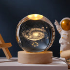 3D Galaxy Crystal Ball Lamp