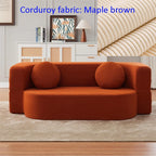 Compact Fabric Sofa Bed
