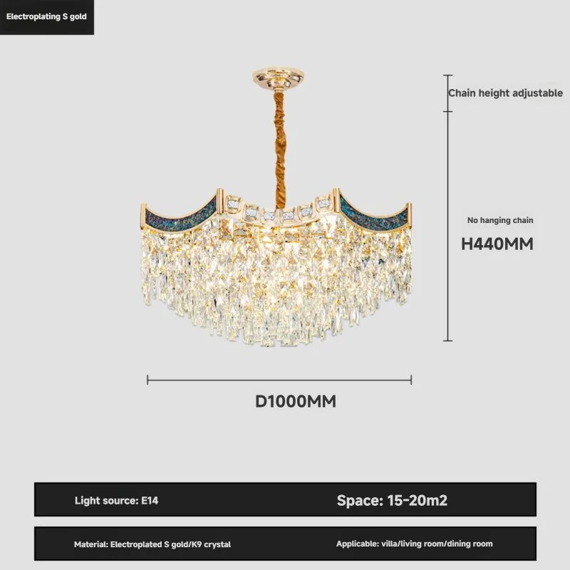 Elegant Crystal Chandelier Designer Light