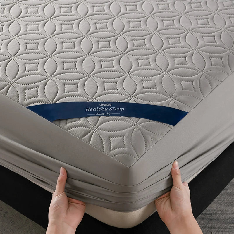 Soft Waterproof Quilted Mattress Cover