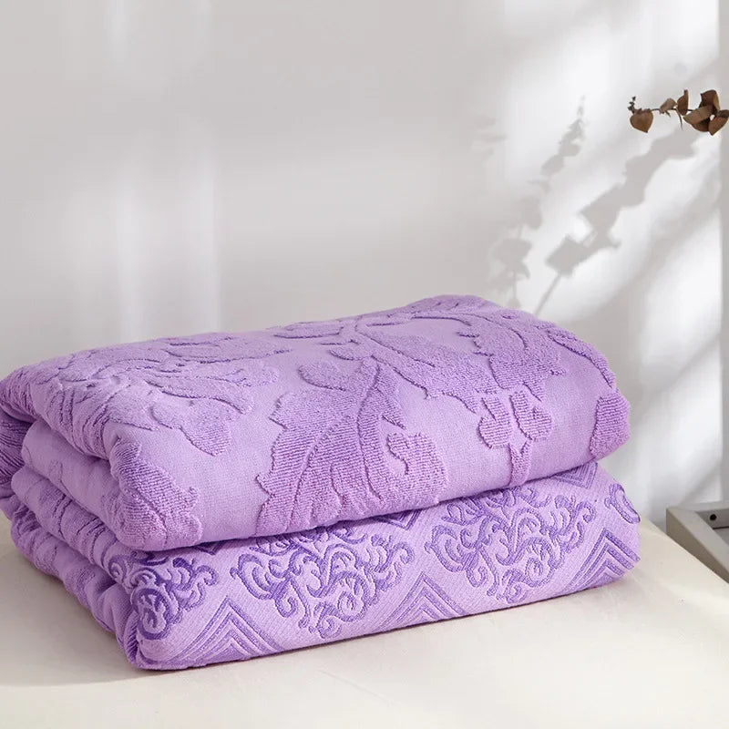 Jacquard Cotton Summer Throw Blanket