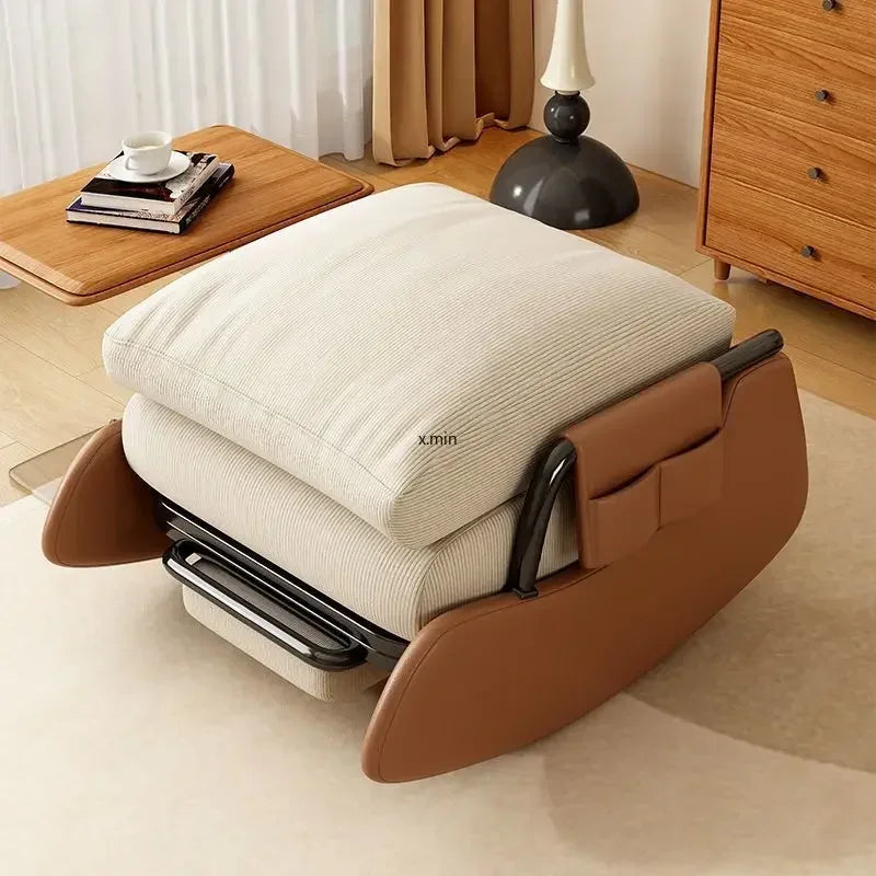 Modern Velvet Rocking Lounge Chair