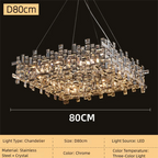 Luxury Italian Crystal Chandelier
