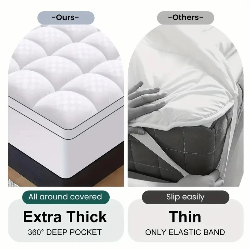 Extra Thick Cooling Mattress Topper