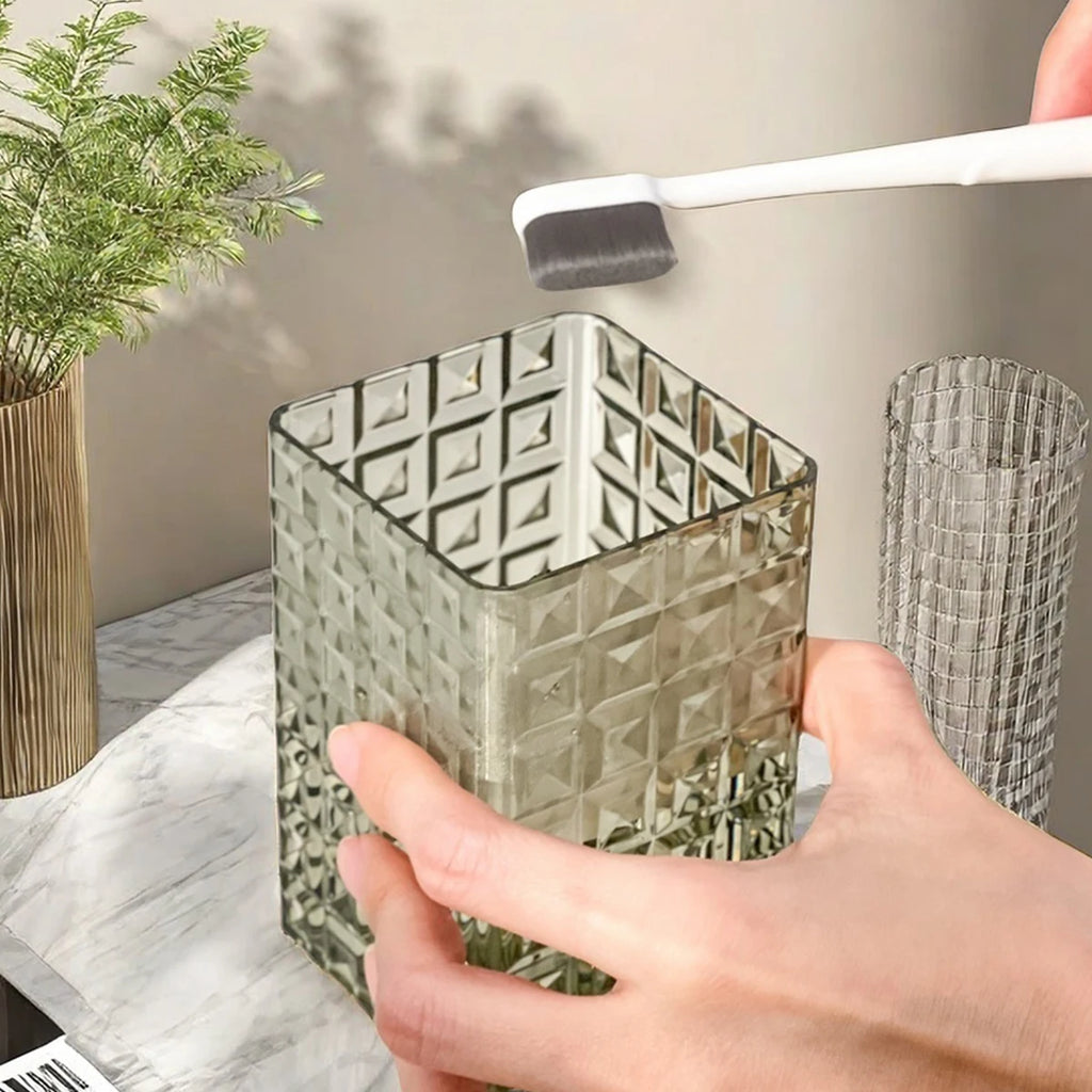 Portable Plastic Toothbrush Holder Cup