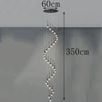 Modern Crystal Staircase Chandelier