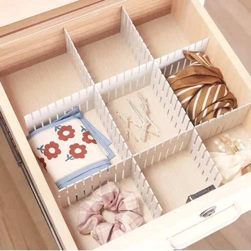 4-Pack Adjustable Drawer Dividers