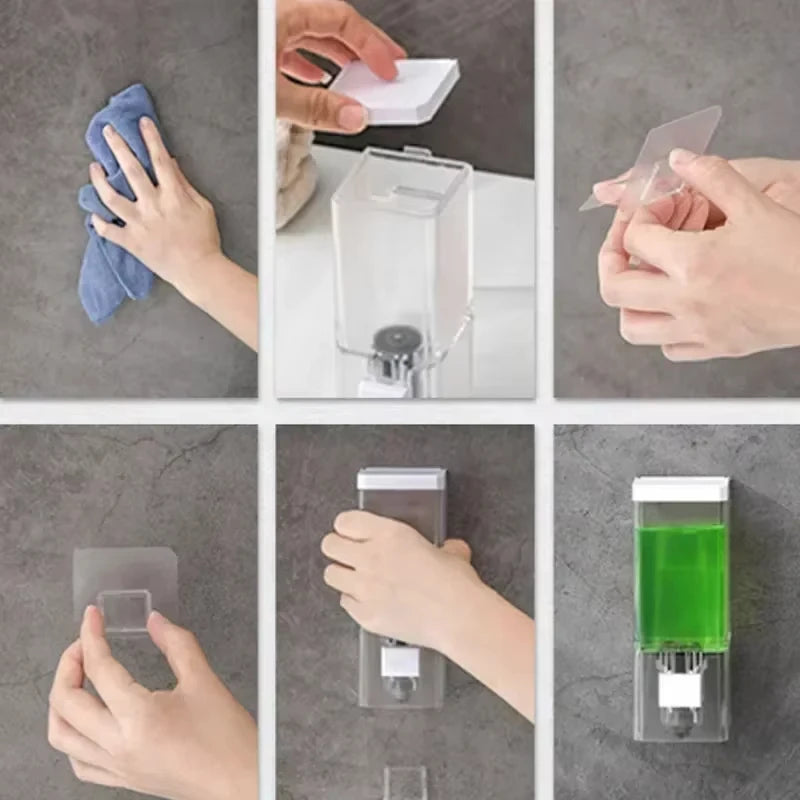 Transparent Wall-Mounted Soap Dispenser