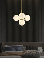Modern Marble Globe Chandelier