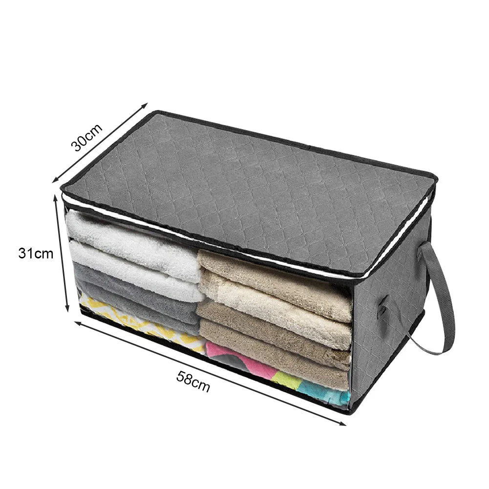 Large Clear-Window Storage Bag